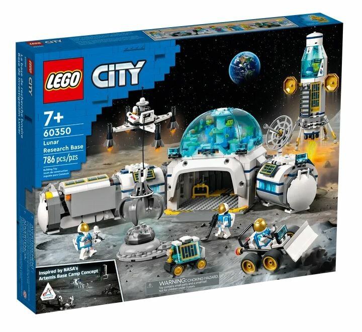 Klocki LEGO City - Stacja badawcza na Księżycu (60350)