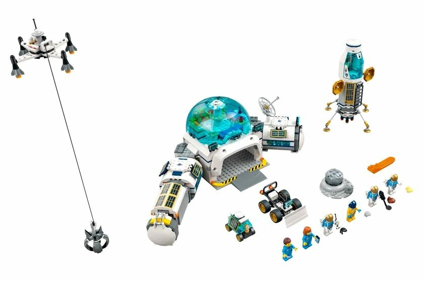 Klocki LEGO City - Stacja badawcza na Księżycu (60350)