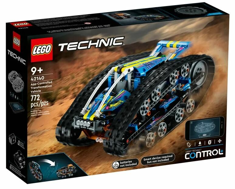 Klocki LEGO Technic - Zmiennokształtny pojazd sterowany przez aplikację (42140)