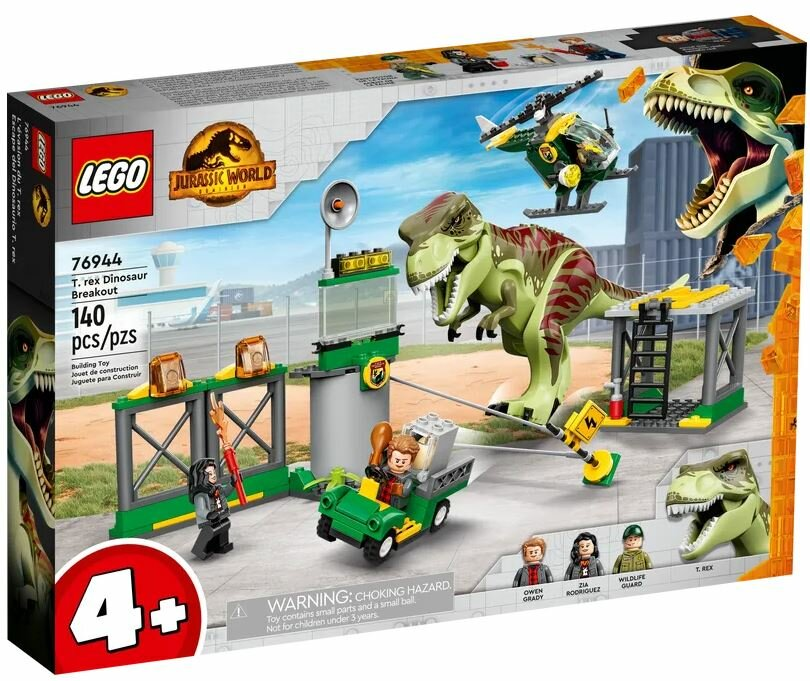 Klocki LEGO Jurassic World - Ucieczka tyranozaura (76944)