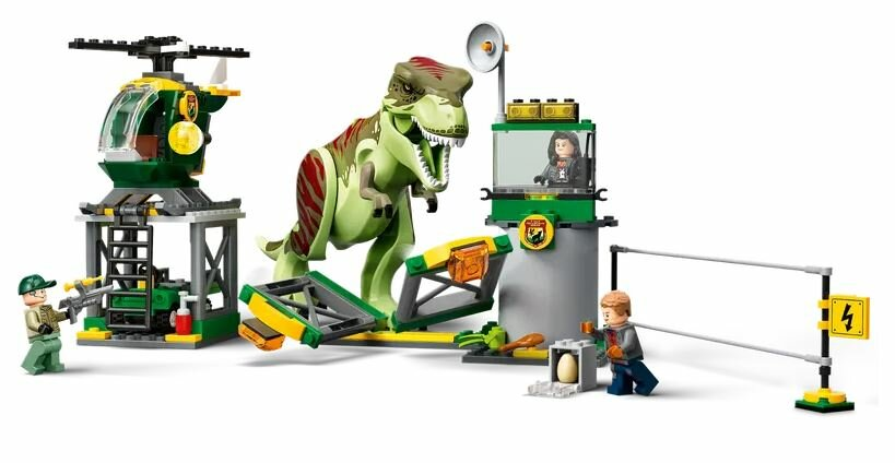 Klocki LEGO Jurassic World - Ucieczka tyranozaura (76944)