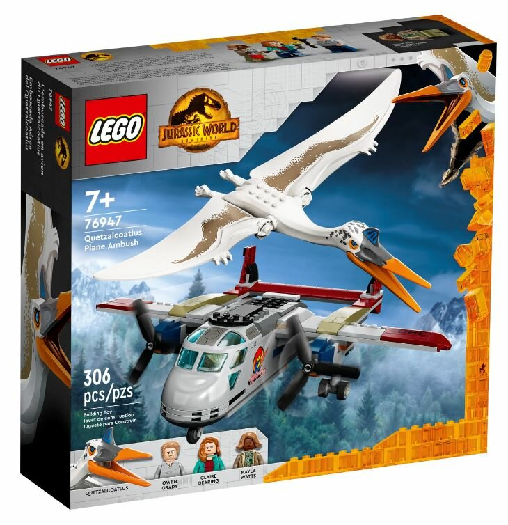 Klocki LEGO Jurassic World - Kecalkoatl: zasadzka z samolotem (76947)