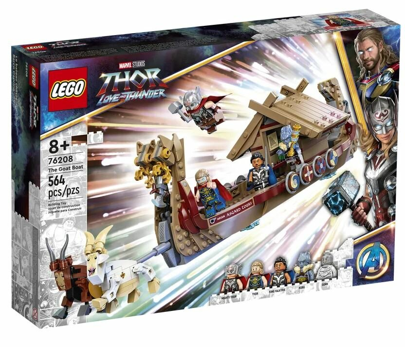 Klocki LEGO Marvel - Kozia łódź (76208)