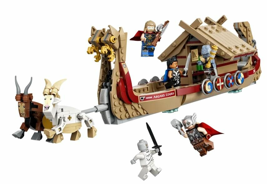 Klocki LEGO Marvel - Kozia łódź (76208)