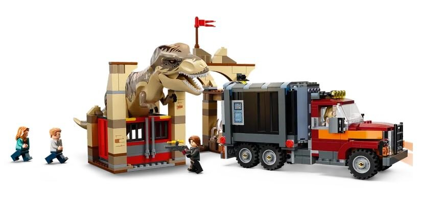 Klocki LEGO Jurassic World - Ucieczka tyranozaura i atrociraptora (76948)