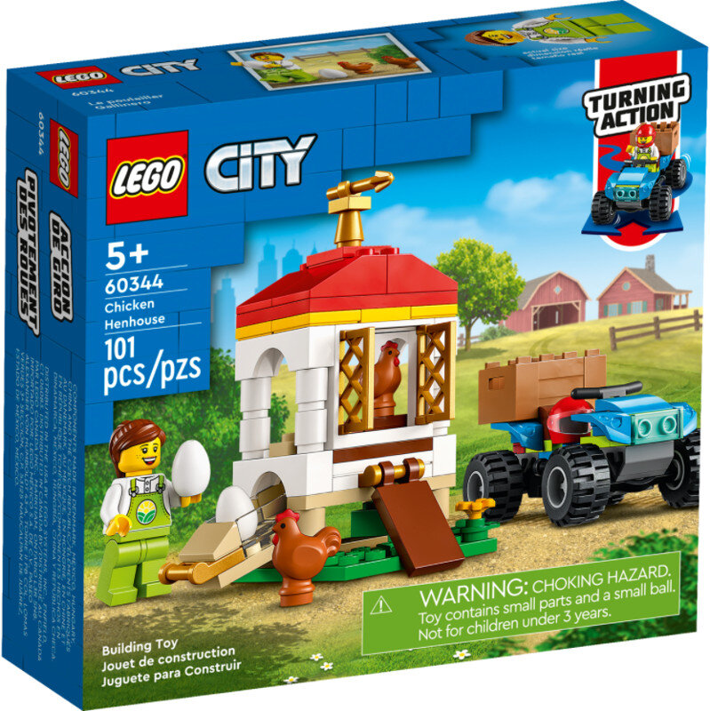 Klocki LEGO City - Kurnik z kurczakami 60344