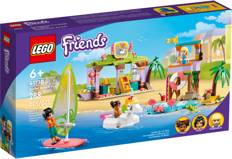 Klocki LEGO Friends - Plaża surferów 41710