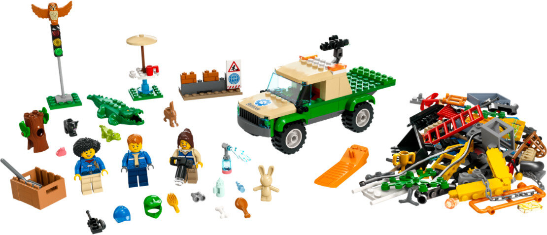Klocki LEGO City - Misje ratowania dzikich zwierząt 60353