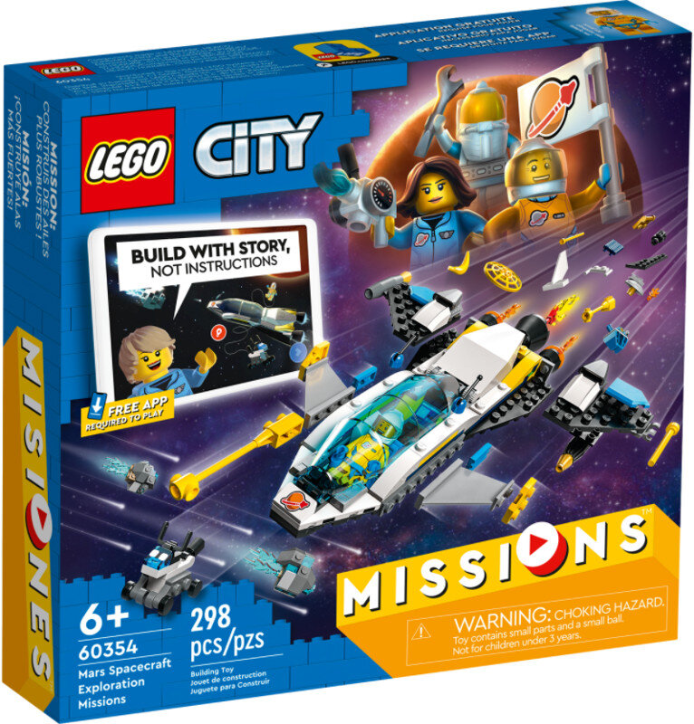 Klocki LEGO City - Wyprawy badawcze statkiem marsjańskim 60354