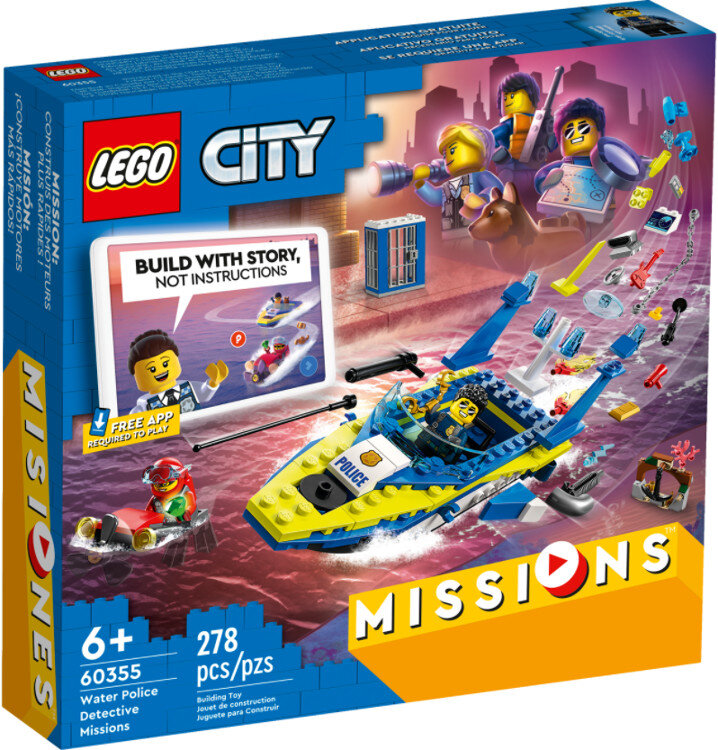 Klocki LEGO City - Śledztwa wodnej policji 60355