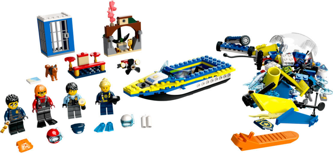 Klocki LEGO City - Śledztwa wodnej policji 60355