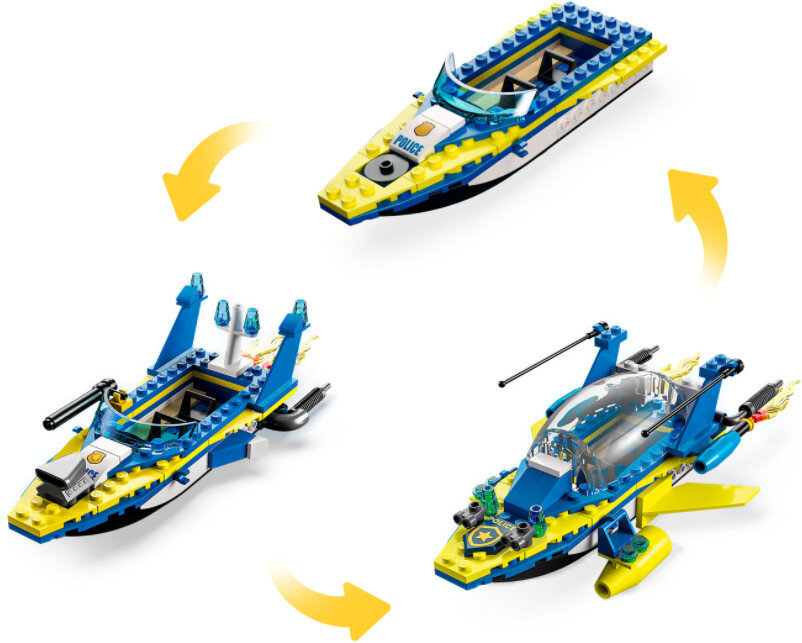 Klocki LEGO City - Śledztwa wodnej policji 60355