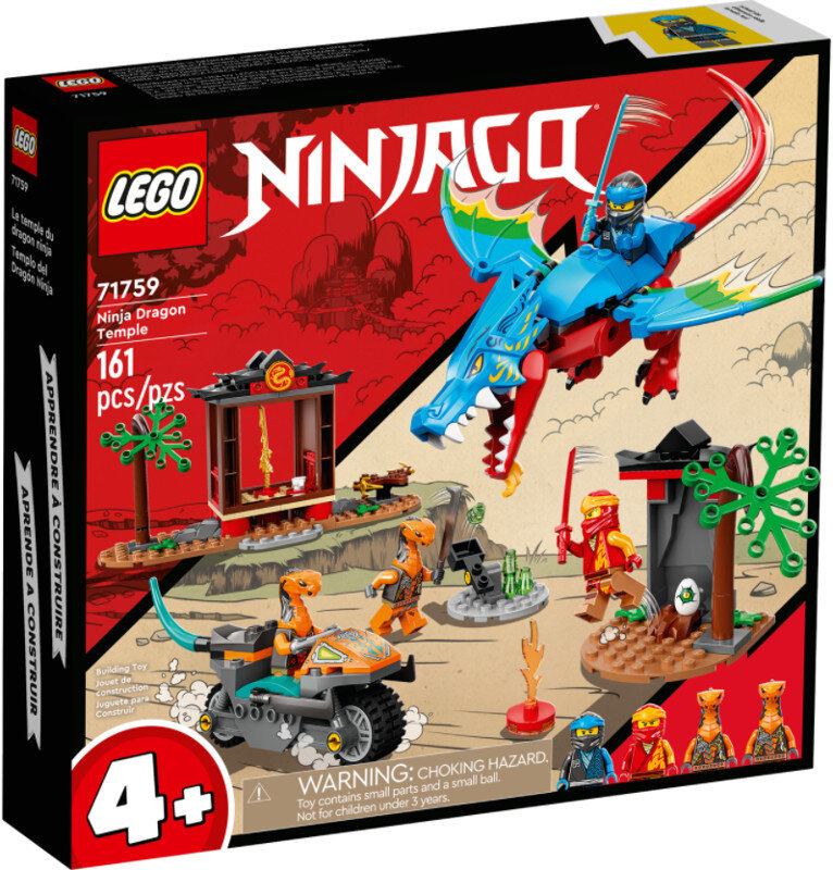 Klocki LEGO Ninjago - Świątynia ze smokiem ninja 71759