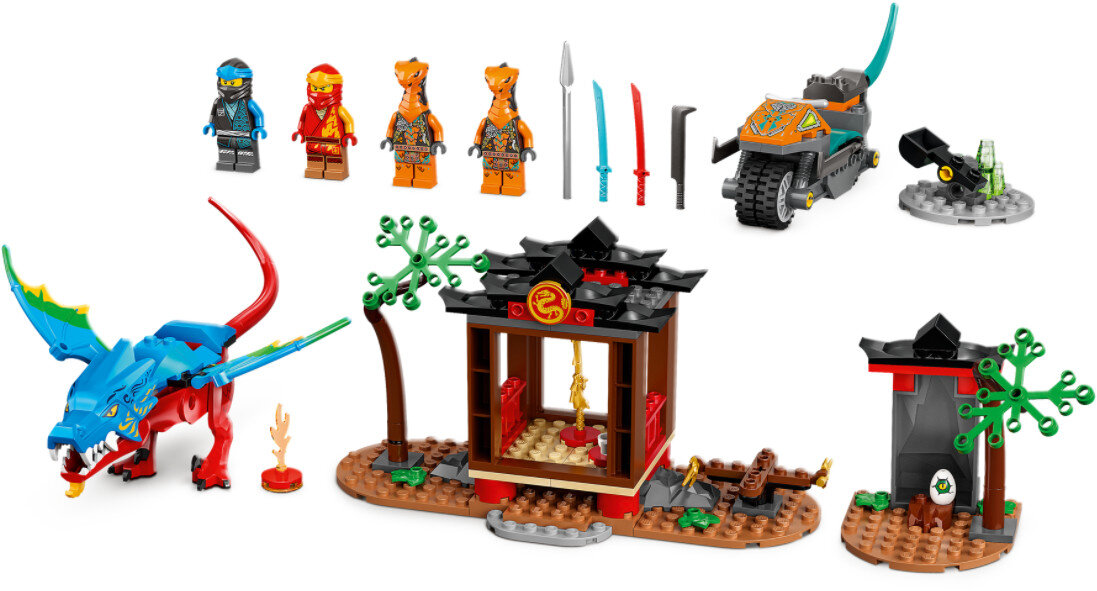 Klocki LEGO Ninjago - Świątynia ze smokiem ninja 71759