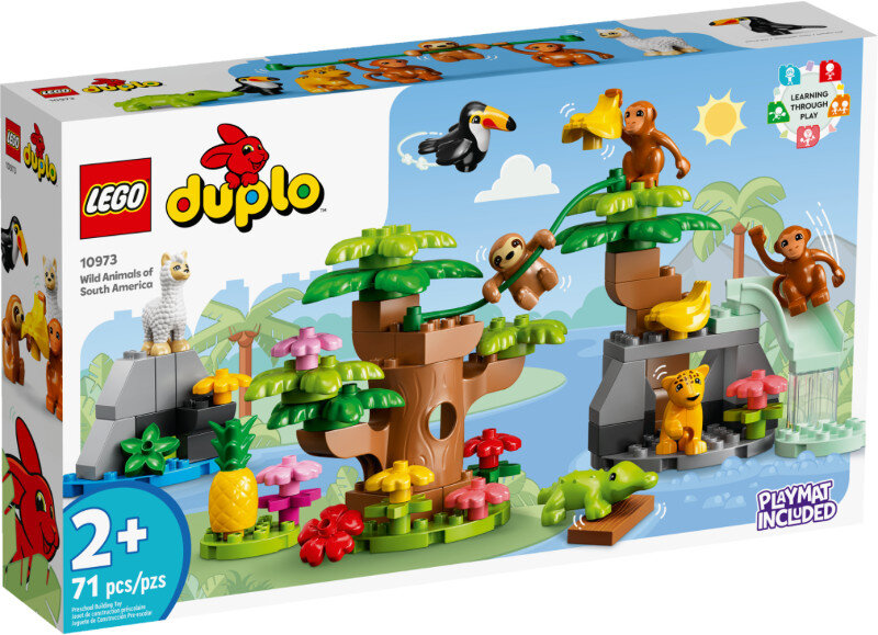Klocki LEGO Duplo - Dzikie zwierzęta Ameryki Południowej 10973