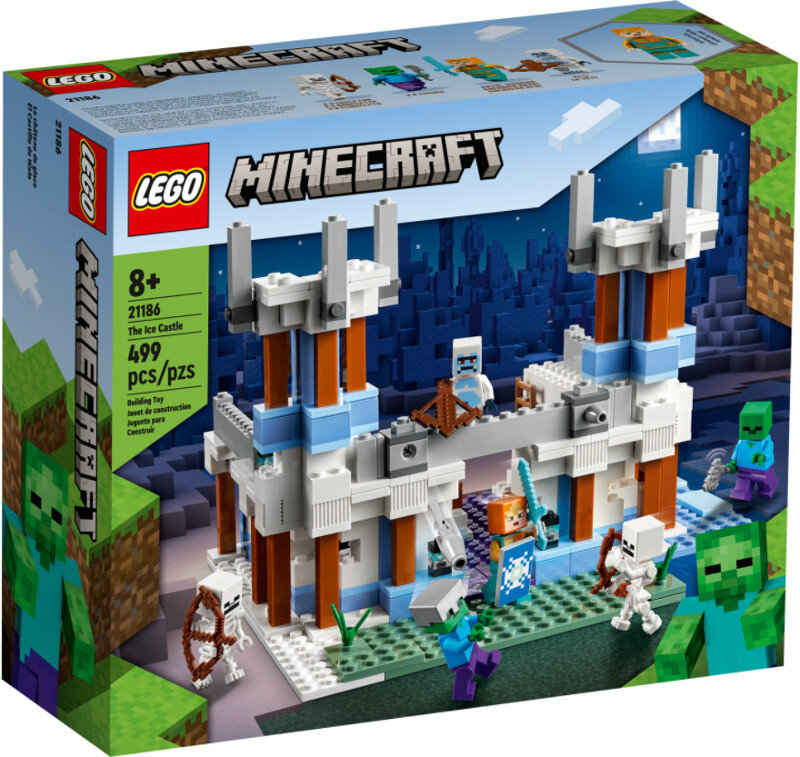 Klocki LEGO Minecraft - Lodowy zamek 21186