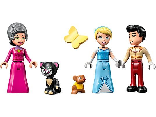 Klocki LEGO Disney Princess - Zamek Kopciuszka i księcia z bajki 43206