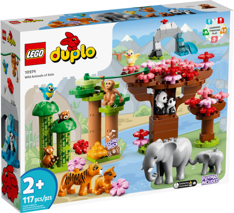 Klocki LEGO Duplo Town - Dzikie zwierzęta Azji 10974