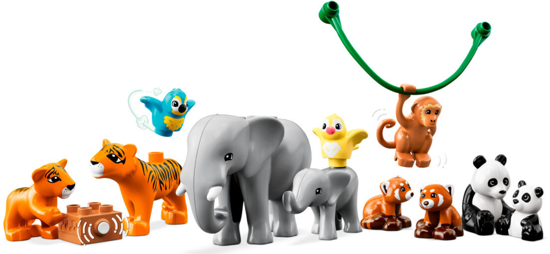 Klocki LEGO Duplo Town - Dzikie zwierzęta Azji 10974