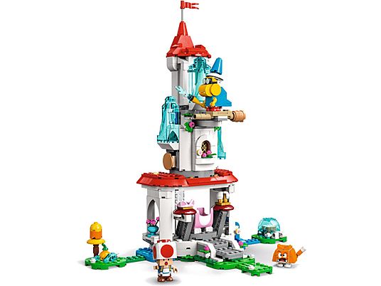 Klocki LEGO Super Mario - Cat Peach i lodowa wieża — zestaw rozszerzający 71407