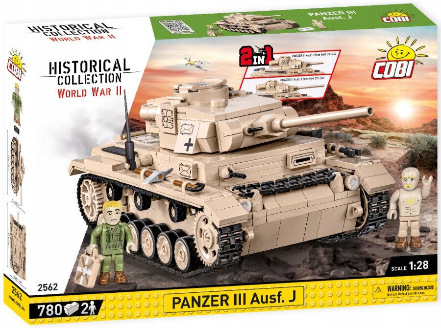 Klocki COBI Historical Collection: World War II - Panzer III Ausf. J 2562