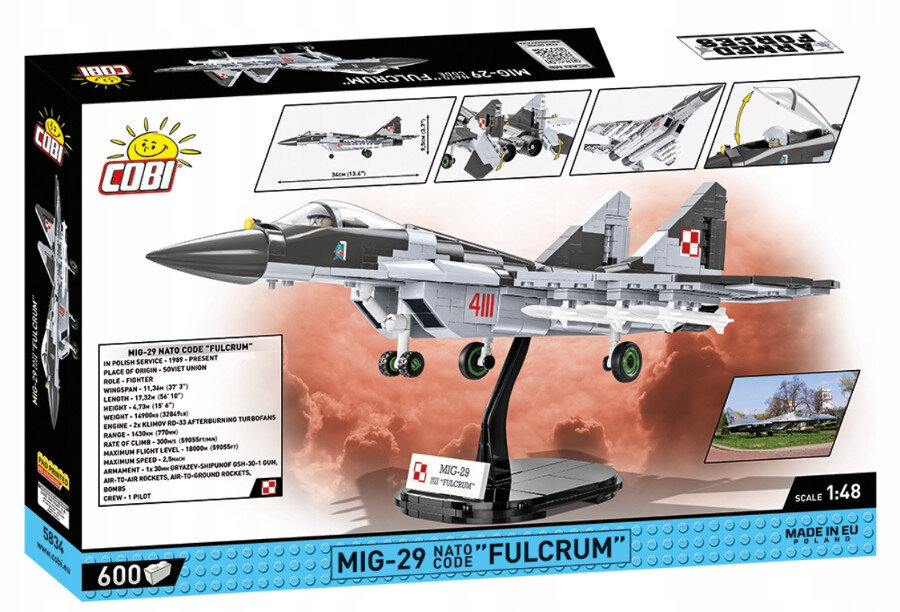 Klocki COBI Armed Forces - MiG-29 NATO Code