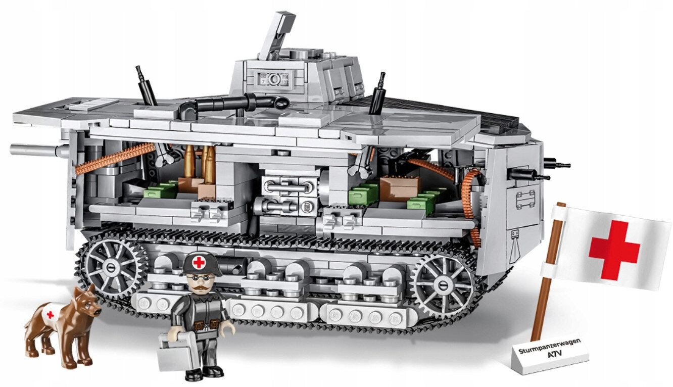 Klocki COBI Historical Collection: Great War - Sturmpanzerwagen A7V 2989