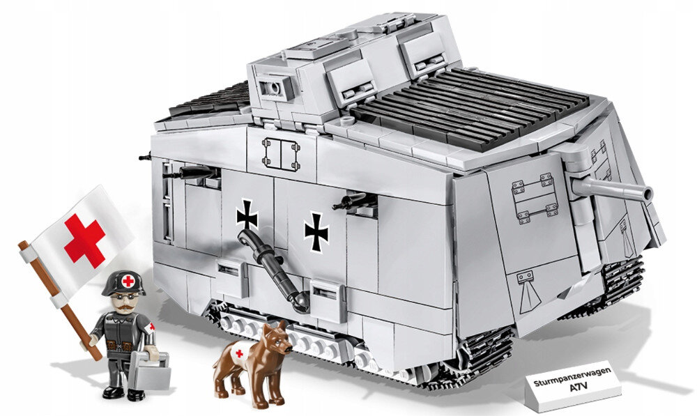 Klocki COBI Historical Collection: Great War - Sturmpanzerwagen A7V 2989