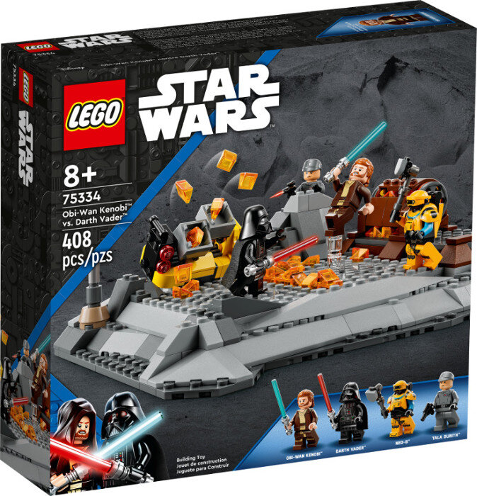 Klocki LEGO Star Wars - Obi-Wan Kenobi kontra Darth Vader 75334