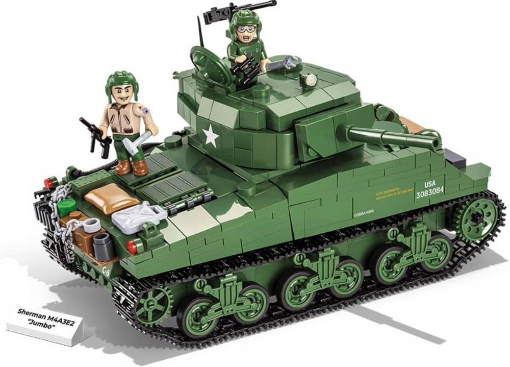 Klocki COBI Historical Collection: World War II - Sherman M4A3E2 Jumbo 2550