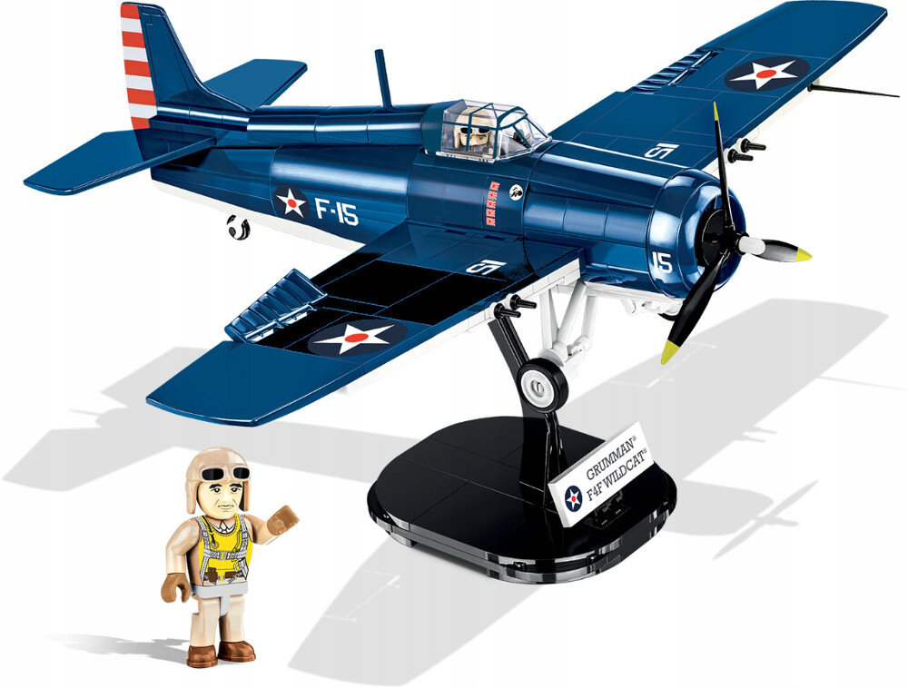 Klocki COBI Historical Collection: World War II - F4F Wildcat- Northrop Grumman 5731