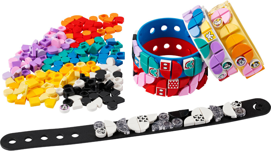 Klocki LEGO Dots - Miki i przyjaciele — megazestaw bransoletek 41947