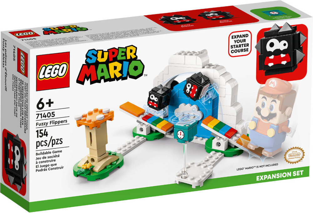 Klocki LEGO Super Mario - Salta Fuzzy’ego — zestaw rozszerzający 71405