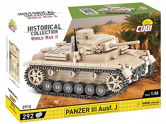 Klocki COBI Historical Collection: World War II - Panzer III Ausf. J 2712