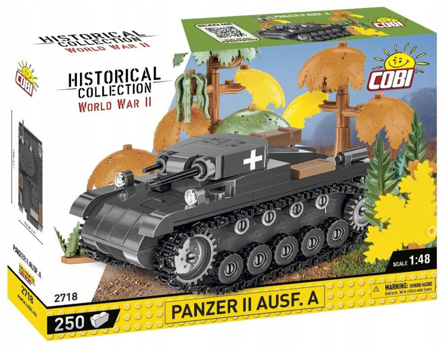 Klocki COBI Historical Collection: World War II - Panzer II Ausf. A 2718
