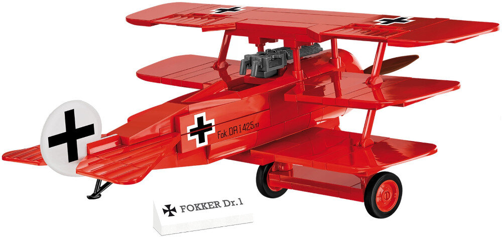 Klocki COBI Historical Collection: Great War - Fokker Dr.1 Red Baron 2986