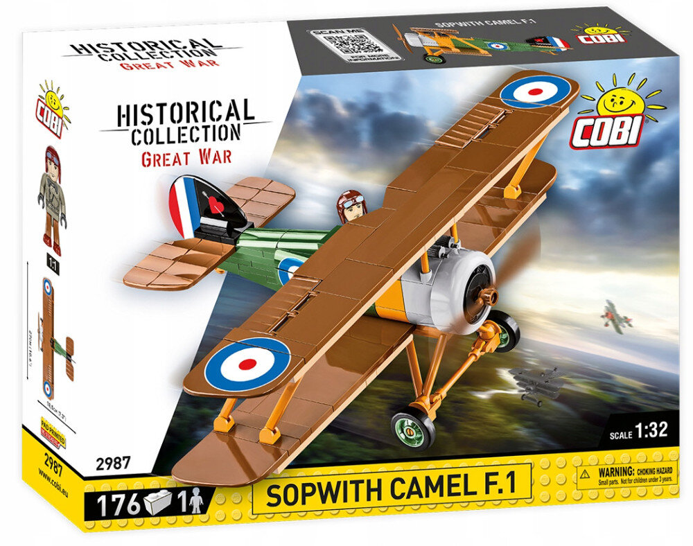 Klocki COBI Historical Collection: Great War - Sopwith Camel F.1 2987