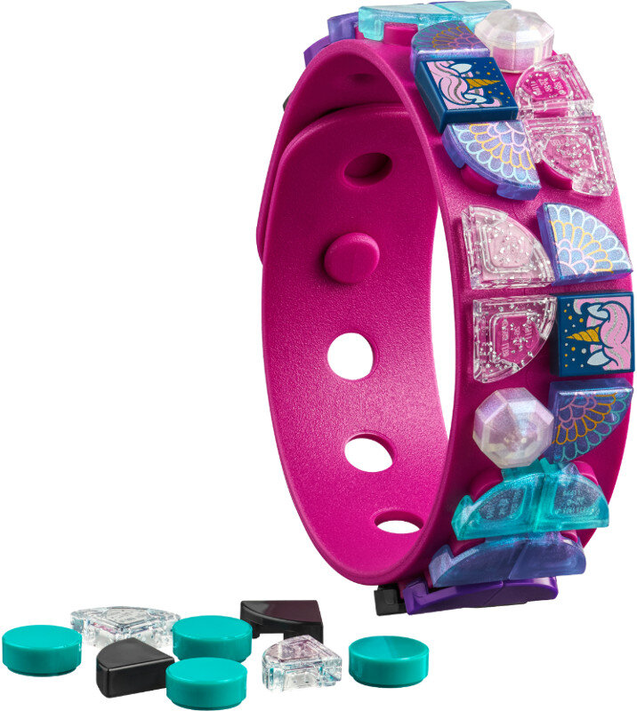 Klocki LEGO Dots - Jednorożce rządzą — bransoletka 41802