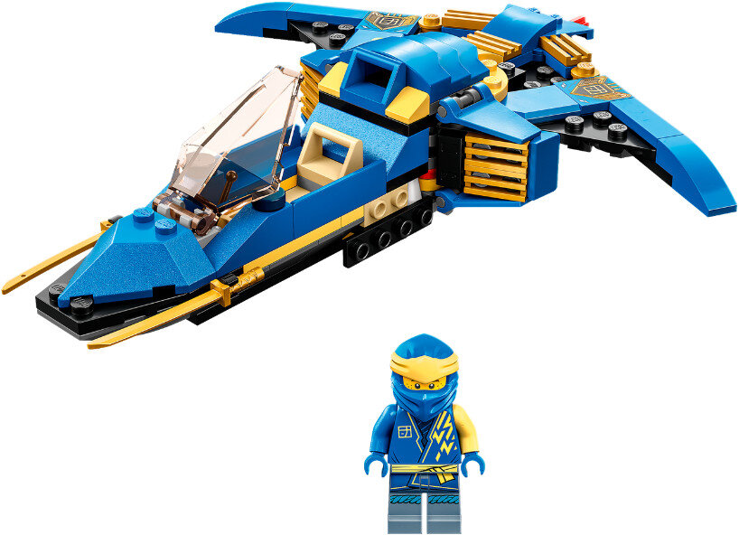 Klocki LEGO Ninjago - Odrzutowiec ponaddźwiękowy Jay’a EVO 71784