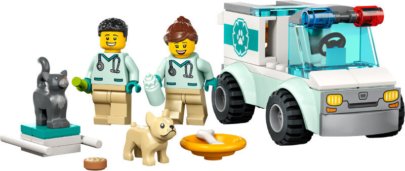 Klocki LEGO City - Karetka weterynaryjna 60382