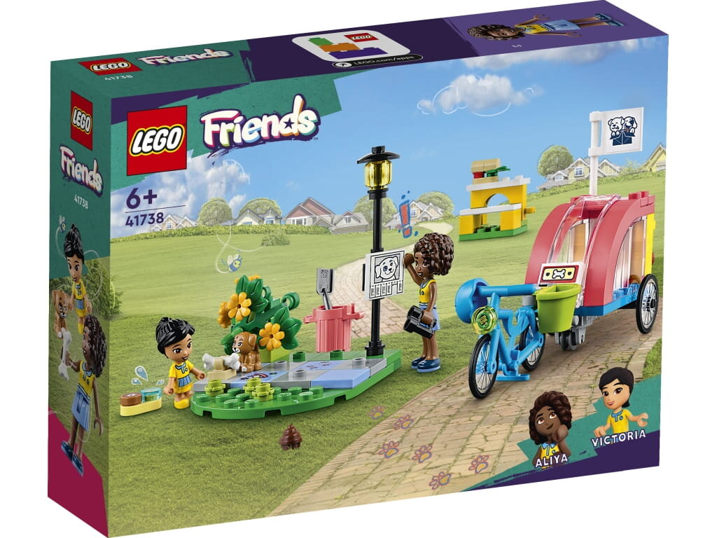 Klocki LEGO Friends - Rower do ratowania psów (41738)