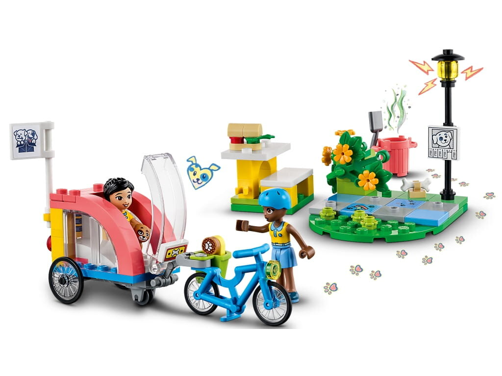 Klocki LEGO Friends - Rower do ratowania psów (41738)