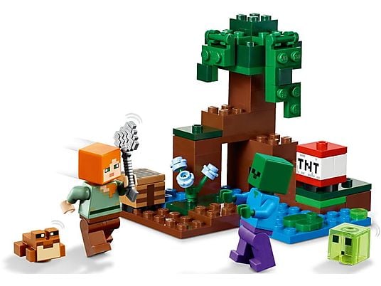 Klocki LEGO Minecraft - Przygoda na mokradłach (21240)