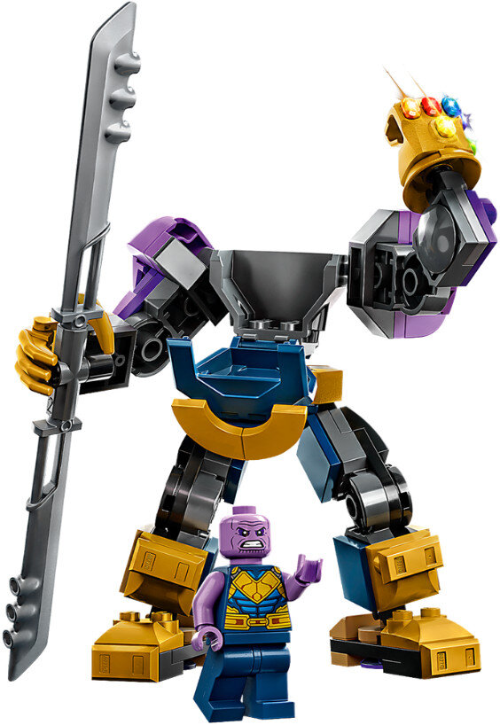 Klocki LEGO Marvel - Mechaniczna zbroja Thanosa 76242