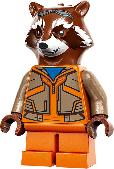 Klocki LEGO Marvel - Mechaniczna zbroja Rocketa 76243