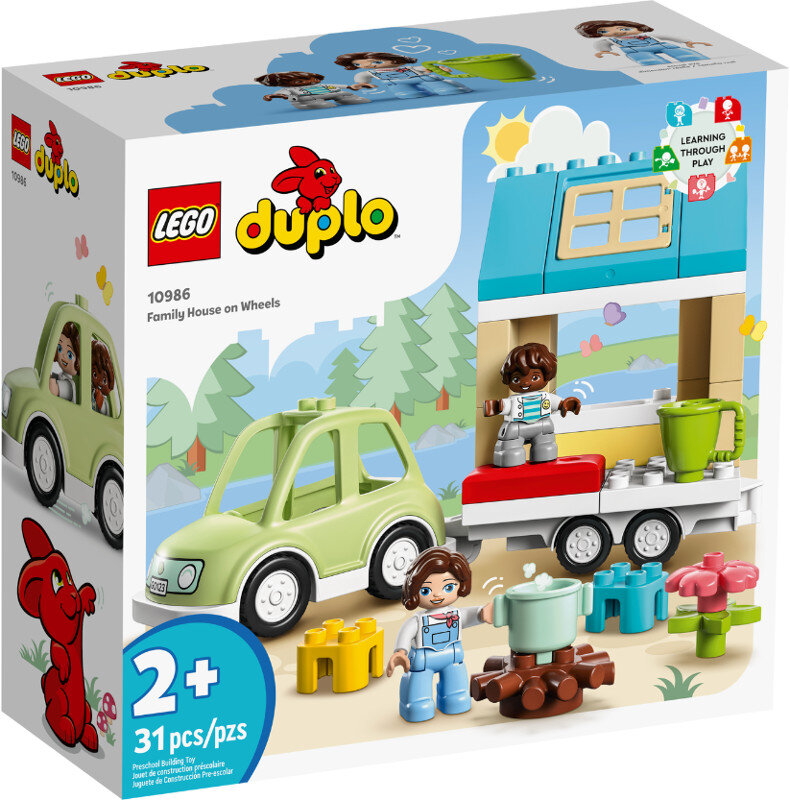 Klocki LEGO Duplo Town - Dom rodzinny na kółkach 10986