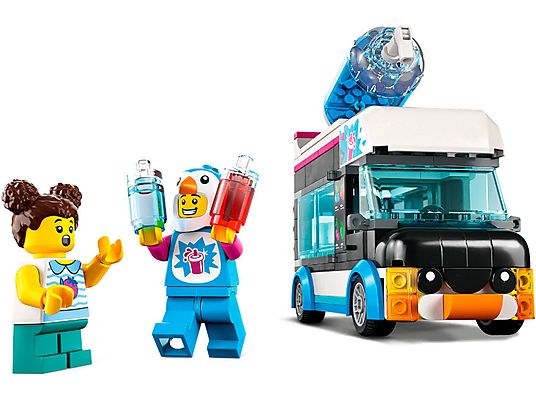 Klocki LEGO City - Pingwinia furgonetka ze slushem 60384