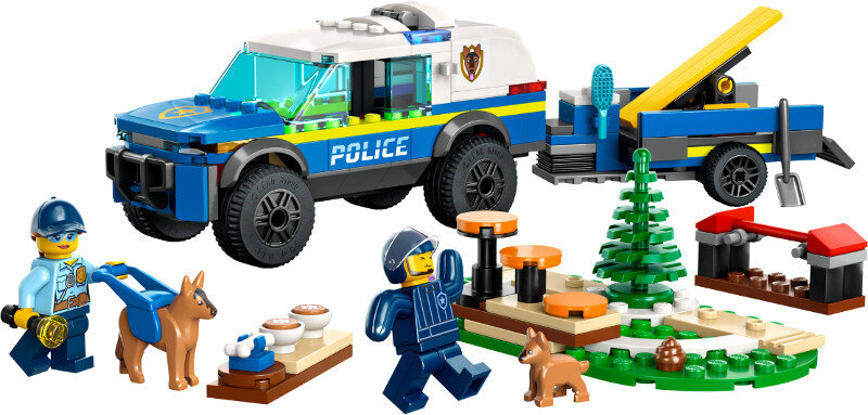Klocki LEGO City - Szkolenie psów policyjnych w terenie 60369