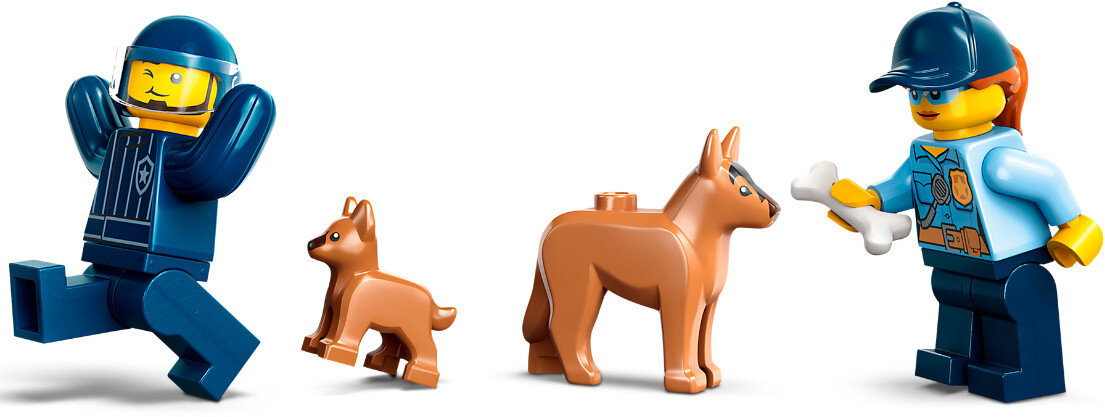 Klocki LEGO City - Szkolenie psów policyjnych w terenie 60369