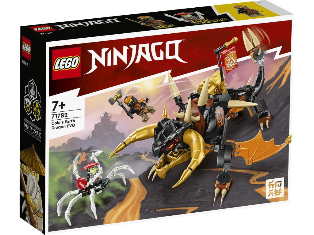Klocki LEGO NINJAGO - Smok Ziemi Cole'a EVO (71782)